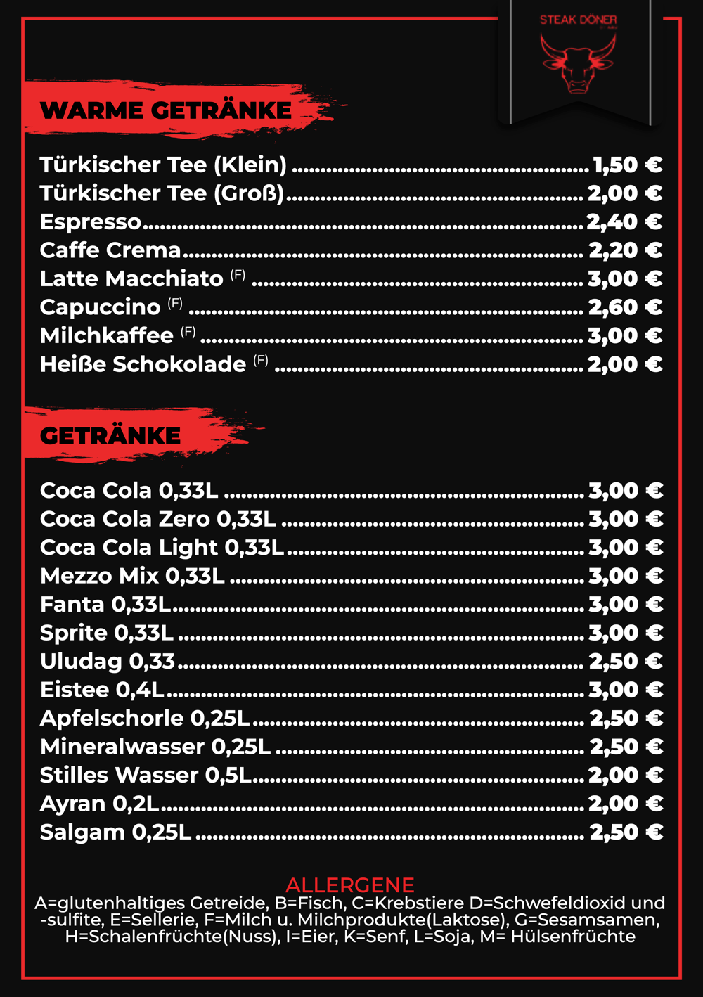 Speisekarte Abu’s Steakdöner – Seite 5